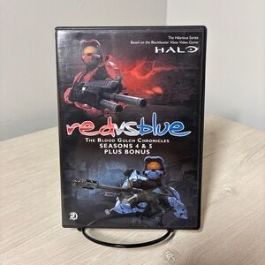 Red Vs Blue Blood Gulch Chronicles Seasons 4 5 Bonus Halo DVD Sci Fi Comedy OOP